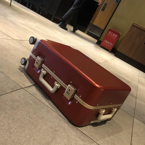 TUMI/途明 Ретро бордовый чемодан, коробка для невесты