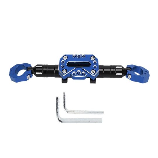 摩托车电动车改装配件车把扩展支架铝合金平衡杆镜座把手横杆通用