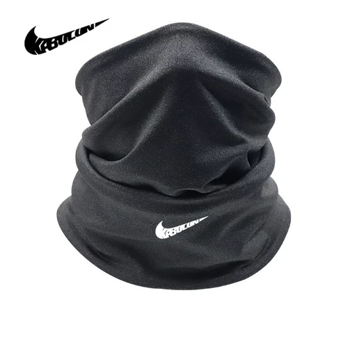 Мужской шарф, демисезонный удерживающий тепло флисовый дорожный шарф-платок, с защитой шеи