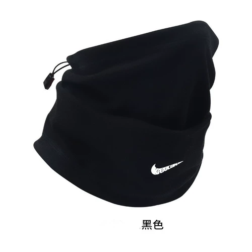 Мужской шарф, демисезонный удерживающий тепло флисовый дорожный шарф-платок, с защитой шеи