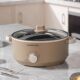 Suipcir Electric Cooking Pot, Household Electric Hot Pot, Multi-Functional Electric Hot Pot, All-In-One Pot, Dormitory Electric Frying Pan, Electric Steamer