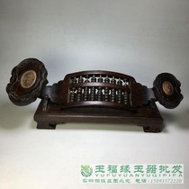 Antique Miscellaneous wood carving auspicious Ruyi Yuyi Abacus Organs Old Wood Home Decoration Antique Collection