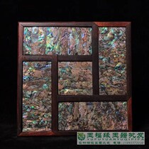 Ancient Play Antique Old Objects Flowers Pears Wood Inlaid Color Bay First Accessories Box Solid Wood 5 Open Box Big containing box Baobao Box