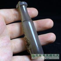 Antique miscellaneous miscellaneous antique jade Old jade cigarette mouth cigarette rod Agate ancient jade dry cigarette mouth Old object Antique