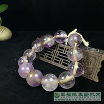 Antique Jade amethyst old beads round beads antique real crystal big beads rosary accessories old crystal string