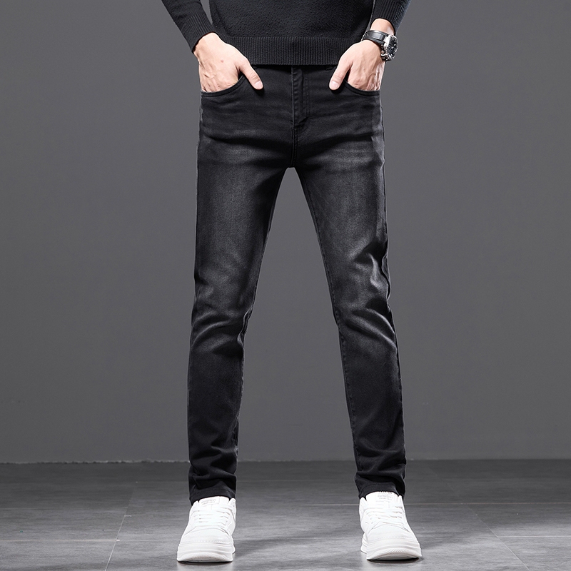 Lee Bradbury Spring New High-End Men's Jeans, Fashionable, Versatile, Slim Fit, Stretchy and Comfortable