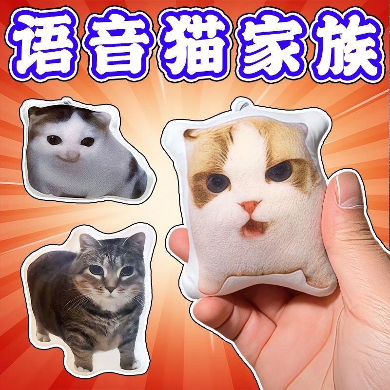 New Model That Turns Things Around: Cat, Raccoon, Tabby Cat, Berlin Voice Voice-Activated Doll, Bag, Cat Pendant, Keychain