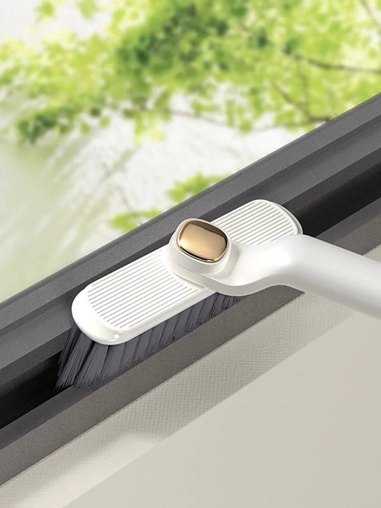 Rotating Brush with No Dead Ends, Multi-Functional Bathroom Brush, Small Brush for Household Use, Bathroom, Kitchen, Corner Cleaning Brush