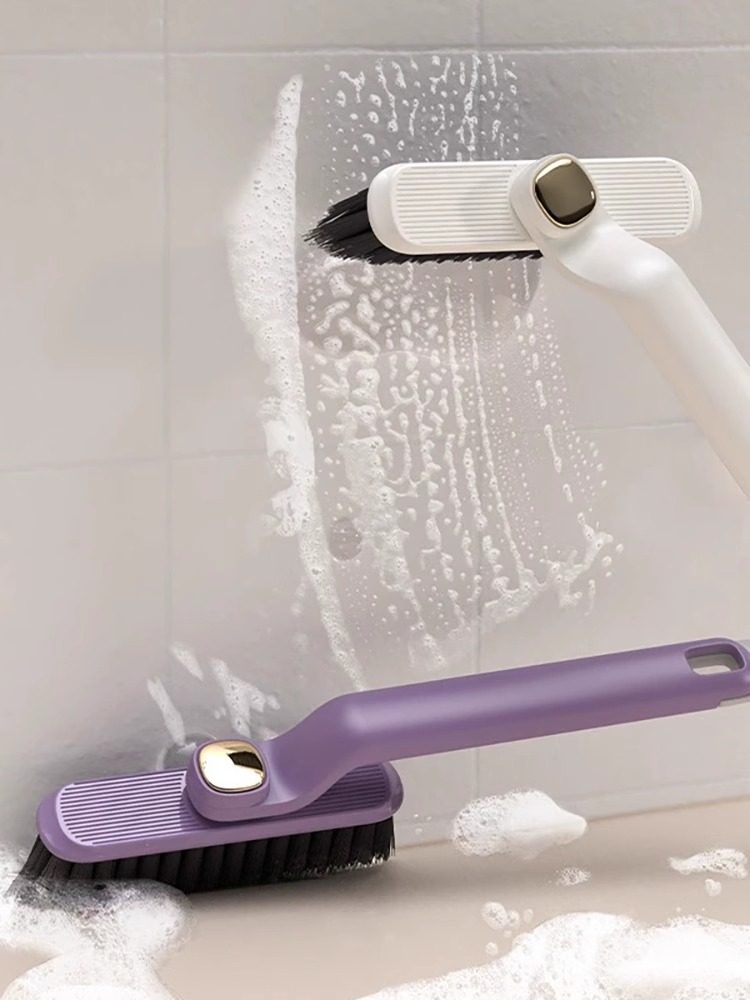 Rotating Brush with No Dead Ends, Multi-Functional Bathroom Brush, Small Brush for Household Use, Bathroom, Kitchen, Corner Cleaning Brush