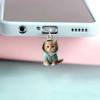 2025 New Cat-Shaped Phone Dust Plug Type-C Universal Pendant for Apple, Android, Huawei Type-C