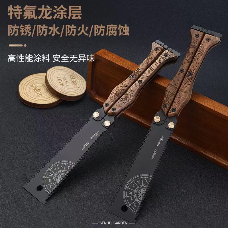 进口手锯双面锯细齿木工专用!园艺修枝神器+精密切割利器,砍树也能优雅操作?!-求生锯-淘宝好物网