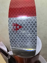 New thickened aluminum-plated reflective film body reflective strips truck red and white reflective strips truck reflective logo self-adhesive