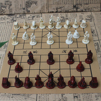 Character chess 3D three-dimensional Chinese chess terracotta warriors and horses chess pieces student adult parent-child collection gift chess set