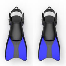 Fins diving snorkeling fins swimming training short fins adjustable open heel duck fins professional freestyle snorkeling equipment