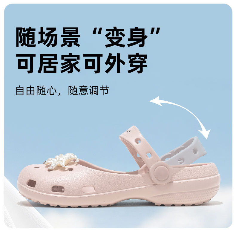 达芙妮童鞋2026新款洞洞鞋女童外穿鞋子儿童夏季沙滩鞋女款凉拖鞋 — 15