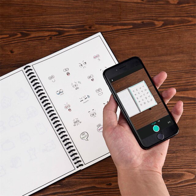 Yifei Elfinbook2.0 wet erase notebook can be rewritten using smart creative electronic backup office meeting record notepad