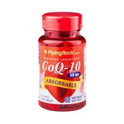 Punuo q10 coenzyme 60 capsules made in the United States 50mg Qiushi cq10 auxiliary mold soft capsule q1o auxiliary enzyme pipingrock