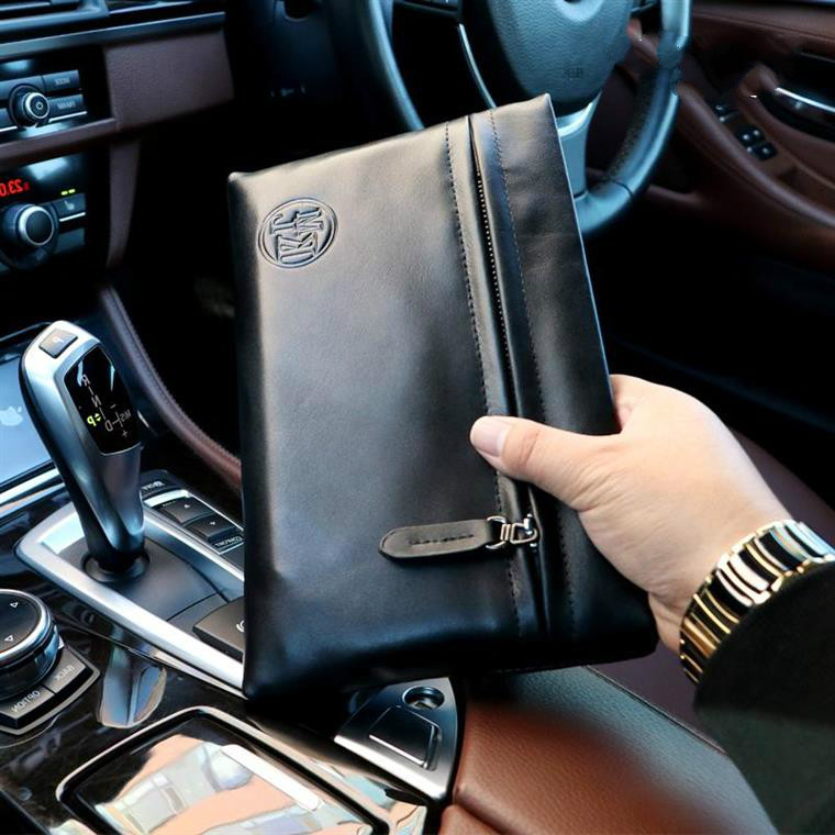 Men Luxury Goods 2023 Business Leisure Package Envelope Packs Handbag Handbags Genuine Leather Beef Leather Soft Leather Hand bag Man-Taobao
