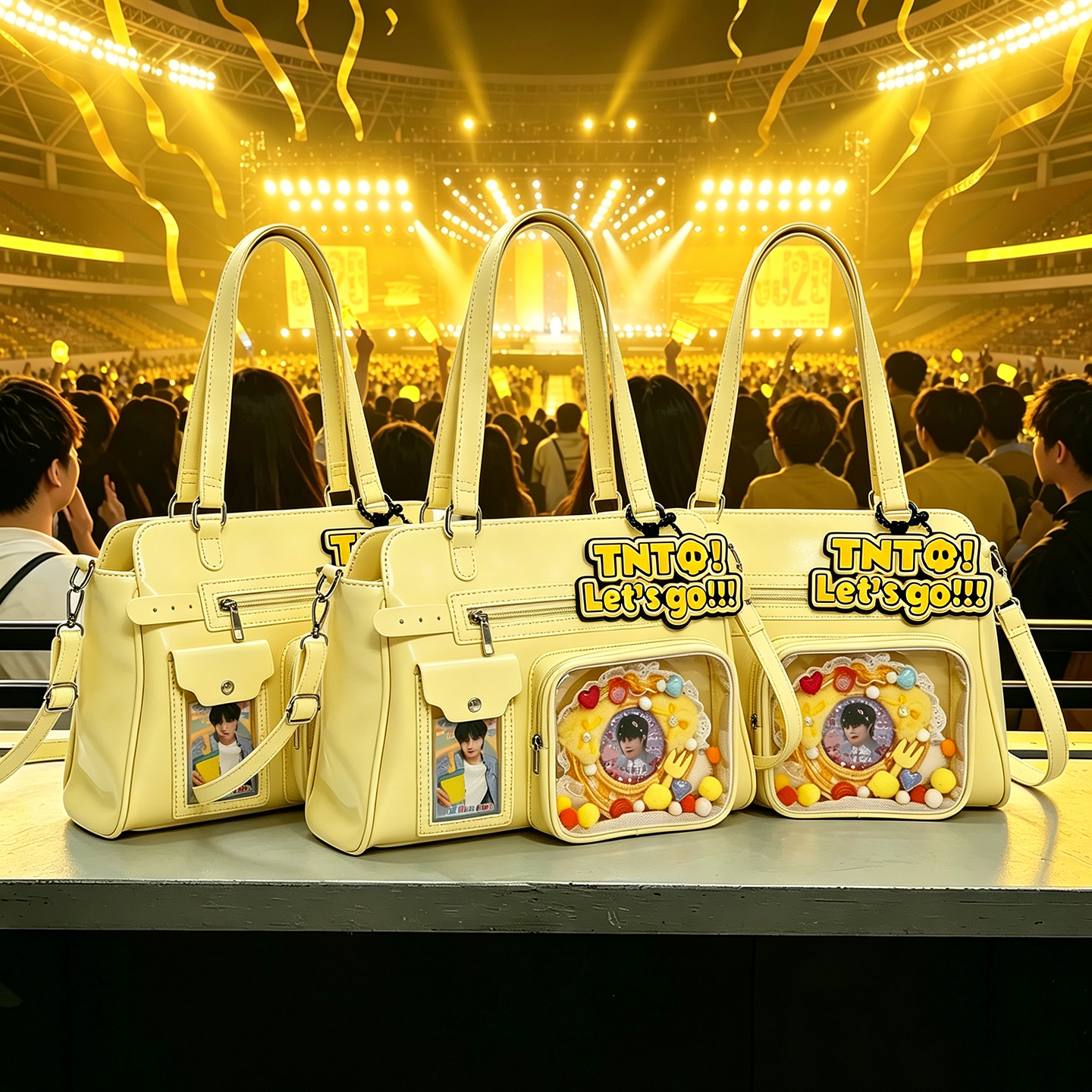 Ye Guan のコンサート シークレット コンパートメント バッグ Ding Chengxin Zhu Zhixin Fan Chengcheng Teens in Times Qi Ran Ita バッグ シークレット コンパートメント