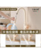 Italy Isonio log cream pull-out hot and cold all-copper faucet kitchen telescopic rotating vegetable washing balcony
