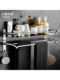 Italian Aisino Punch-Free Bathroom Storage Rack 304 Stainless Steel Bathroom Towel Rack Wall-Mounted