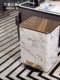 Italian Aimano Living Room Trash Can Accessible Luxury High-End High-Value Bucket with Lid 2025 High-End Sense