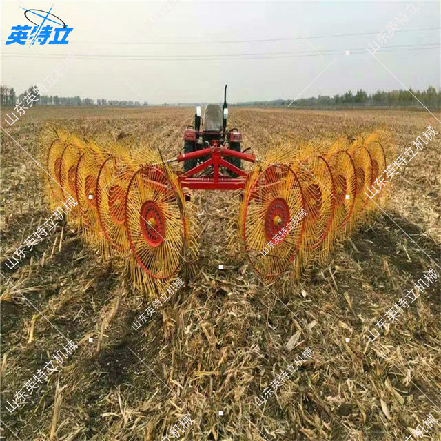 Hydraulic disk straw mower dragging back hanging disk mower automatic forage stall drying mower