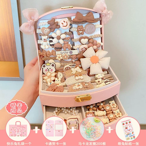 Элитный детский аксессуар для волос, ювелирное украшение, подарочная коробка, шпильки для волос, коробочка для хранения, подарок на день рождения