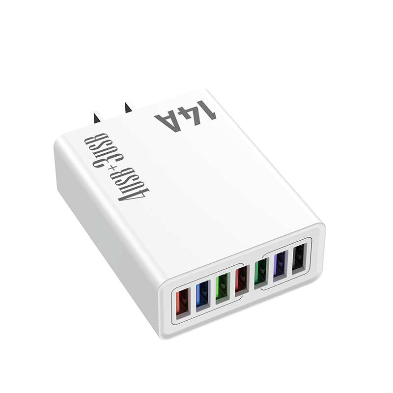 Universal USB Multi-Port Charger Suitable for Android Phones Huawei Honor Xiaomi Vivo Oppo Bluetooth Earphones Led Fan Desk Lamp Toys 5V2A Fast Charging Plug Elderly Phone