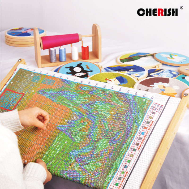 Cherish home embroidery frame small tool embroidery shed cross stitch 2022 new embroidery frame embroidery hand embroidery