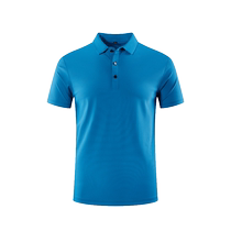 Quick-drying short-sleeved polo shirt custom work clothes printed with logo embroidery sports lapel T-shirt corporate work clothes employee uniforms