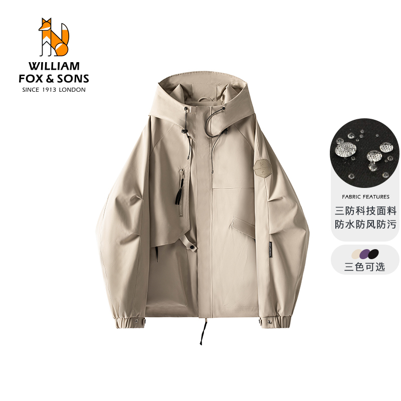 British Little Fox 2026 Autumn Outdoor Three-Proof Fashion Imitation Jacket Windproof Camping Coat for Men and Women British Little Fox 2026 Autumn Outdoor Three-Proof Fashion Imitation Jacket Windproof Camping Coat for Men and Women