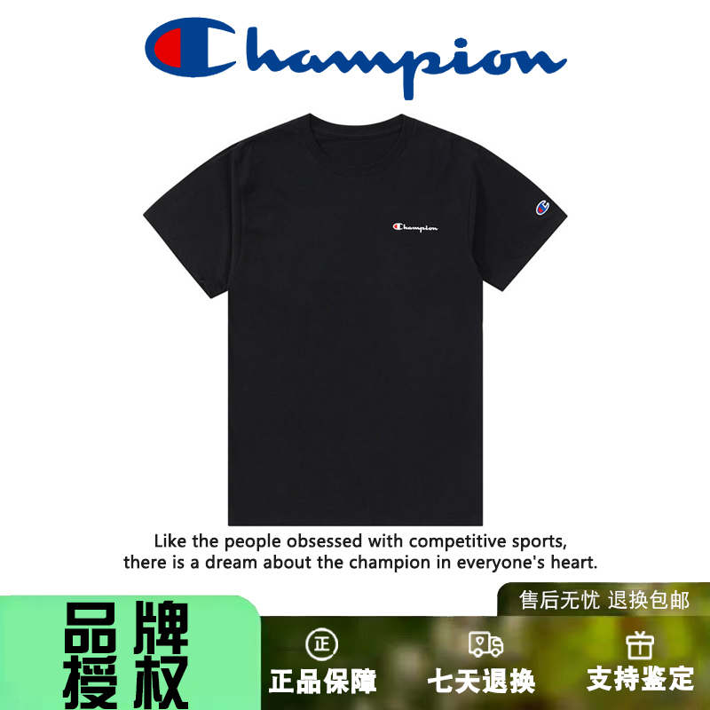 Japanese Version Champion Classic Simple Short-Sleeve T-Shirt for Men and Women, Couple's Summer Loose Casual Round-Neck Sports Half-Sleeve Top Japanese Version Champion Classic Simple Short-Sleeve T-Shirt for Men and Women, Couple's Summer Loose Casual Round-Neck Sports Half-Sleeve Top