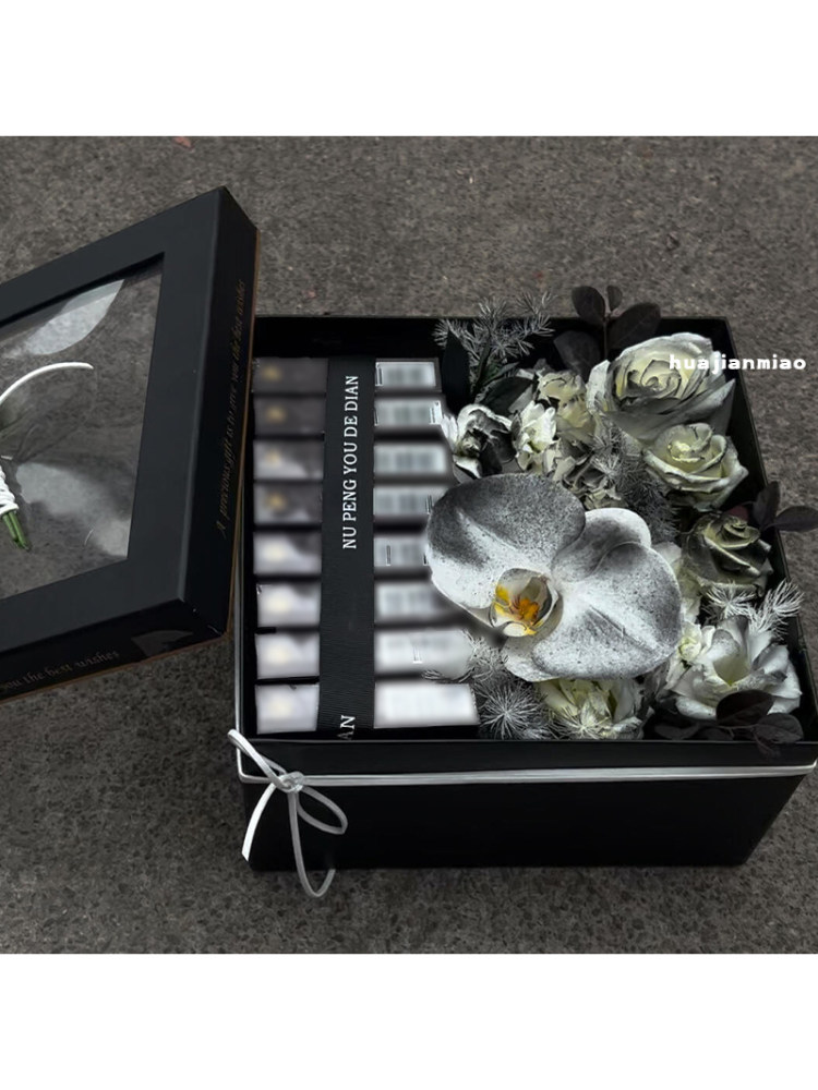 cigarette box bouquet Cigarettes Freeland Floral