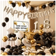 Birthday Scene Decoration for 18-Year-Old Adults to Take Photos at Home, with a Sense of Ceremony, Wall Decorations, Happy Birthday Balloons, and a Sense of Atmosphere