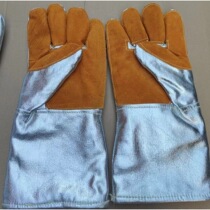 Thickened heat insulation gloves anti-scalding silicone gloves home kitchen oven gloves baking high temperature resistant microwave oven gloves