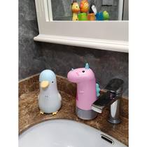 Automatic induction foam mobile phone foam hand sanitizer bathroom soap dispenser hand sanitizer machine childrens little dinosaur