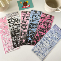 Salt Sweet Set Original Stickers Love God Sniper Cute Loretta Gun Card Stickers Lolita Handgun Plate Stickers