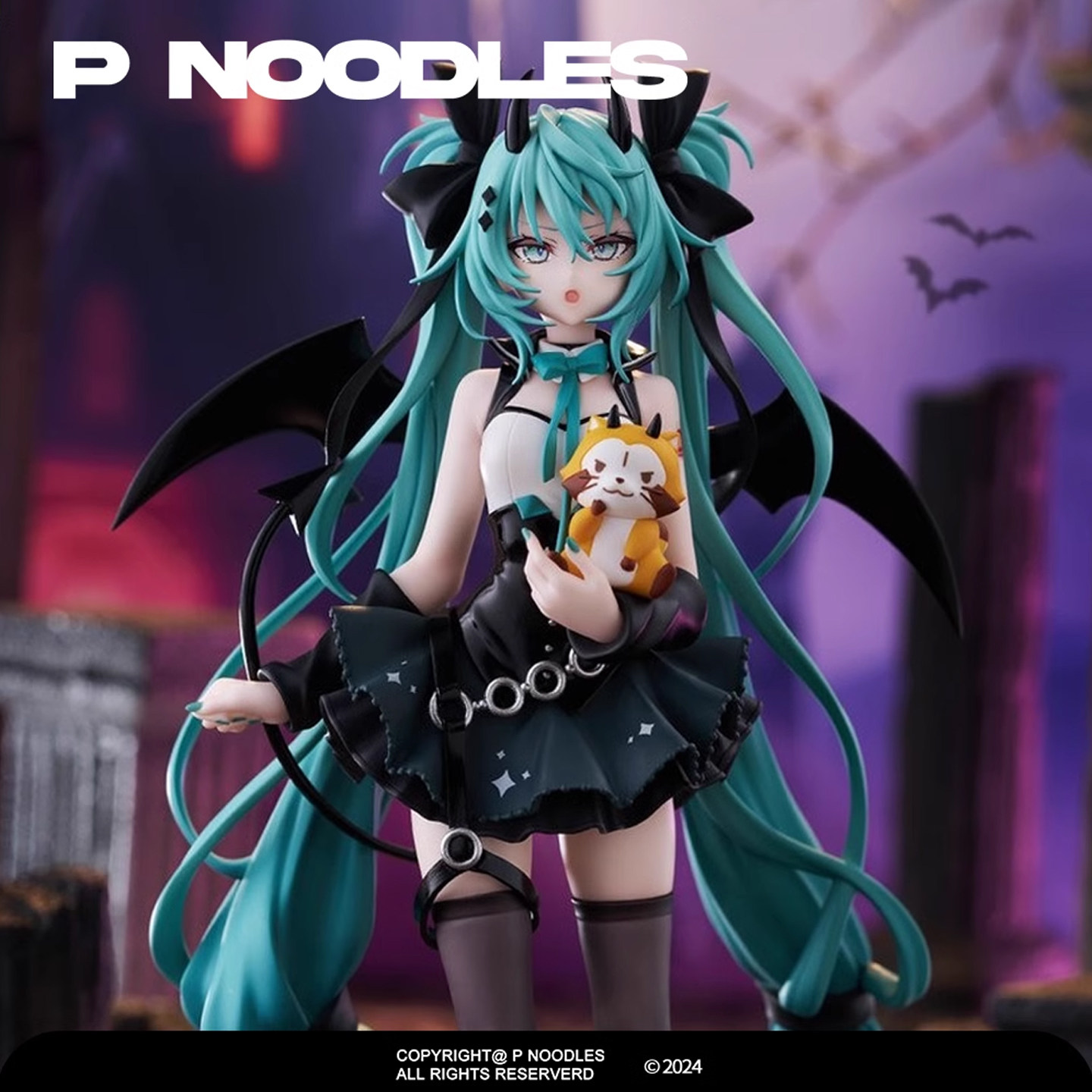 Authentic Furyu In-Stock Tti Vocaloid Hatsune Miku Demon Hatsune Figure Collectible Gift