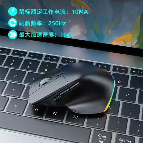 Беспроводная мышь с зарядкой, физиологичный ноутбук, мышка, bluetooth