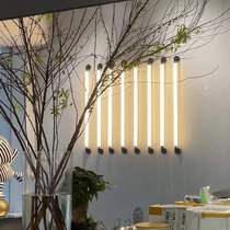 Customized t5 wall decoration lighting tube t8 color round tube wall lamp 360 degree illuminated long strip wall lamp