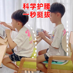 Waist-Protecting Chair Posture Corrector for Studying, Working, and Sitting at Home for Long Periods Without Getting Tired, Student Seat Cushion with Back Support