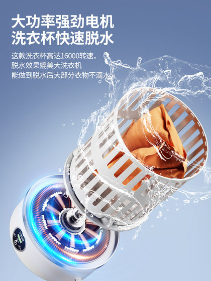 All-In-One Washing Machine for Underwear, Mini Washing Machine for Socks, Fully Automatic Small Appliance