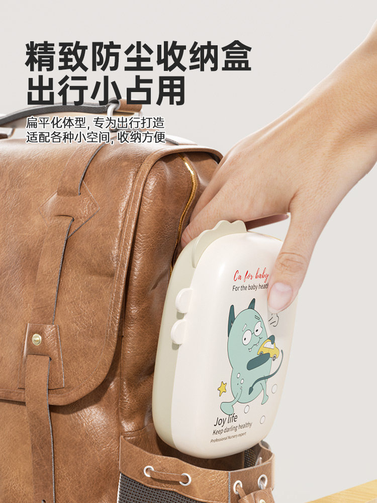 Lavill Baby Silicone Portable Bottle Brush Set Baby-Specific Cleaning Brush Cleaning Brush Travel Storage Box