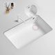 陶瓷侧边下水台下洗手盆卫生间y偏口浴室厨房水槽家用长方形洗面