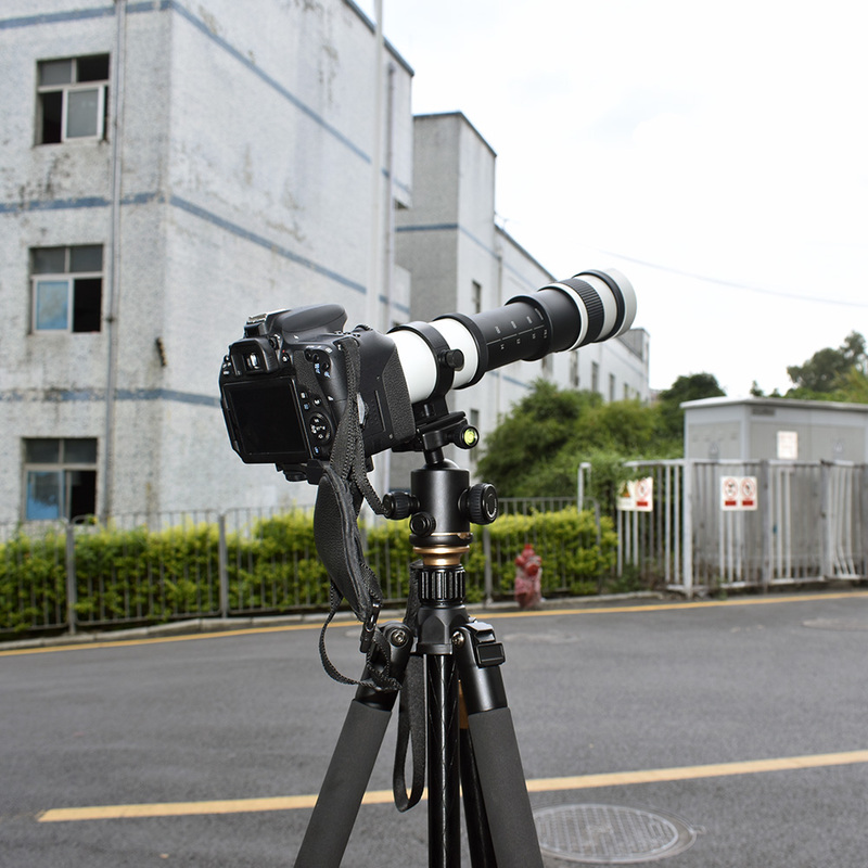 420-1600mm F8.3 Manual Lens 420-800+ Teleconverter Telephoto Zoom Moon Exploration Bird Watching Telescope