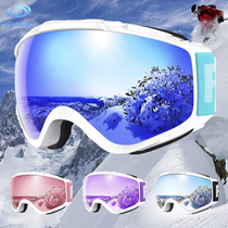 Findway brand Ski Goggles UV Protection OTG Design Anti-Fog