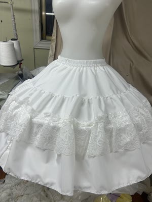 Lolita princess dress, puffy dress, Lolita fishbone violent crinoline