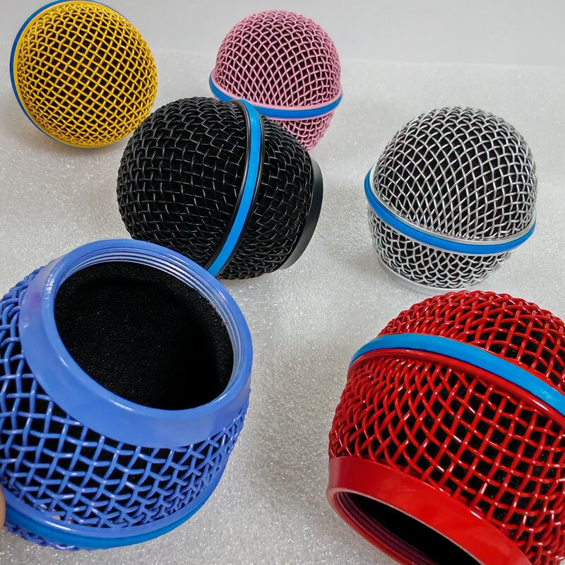 Microphone Beta58A Metal Mesh Cover Is Suitable for 87A Wireless Microphone Mesh Head, Mic Head, Sm58 Mic Cover, Mic Cover Microphone Beta58A Metal Mesh Cover Is Suitable for 87A Wireless Microphone Mesh Head, Mic Head, Sm58 Mic Cover, Mic Cover