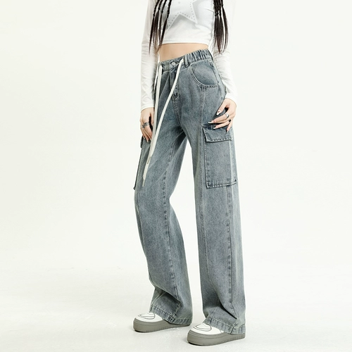 Tide, джинсы, летние штаны, 2025 года, свободный прямой крой
